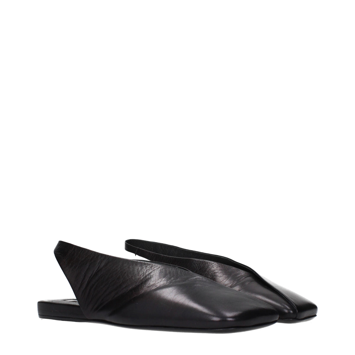 Jil Sander Sandals Women Leather Black