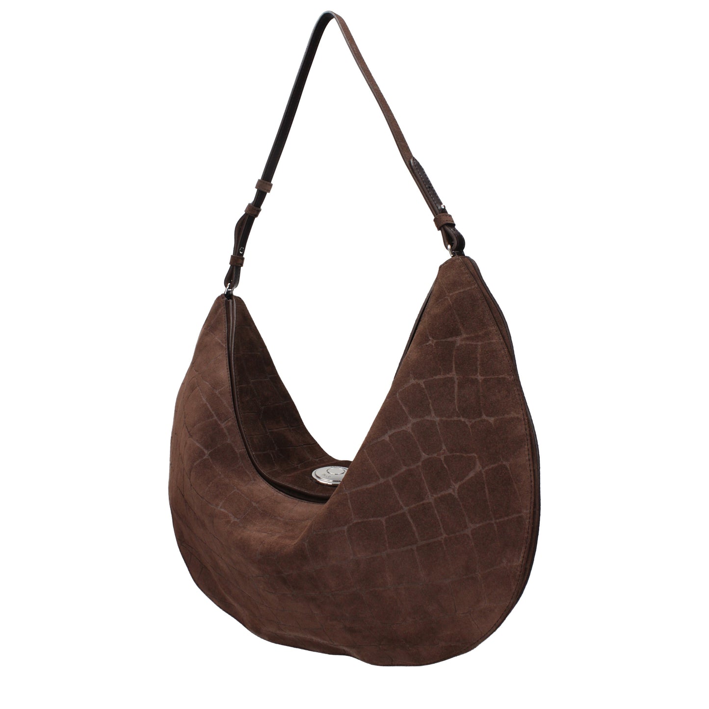 Jacquemus Shoulder Bags Women Suede Brown