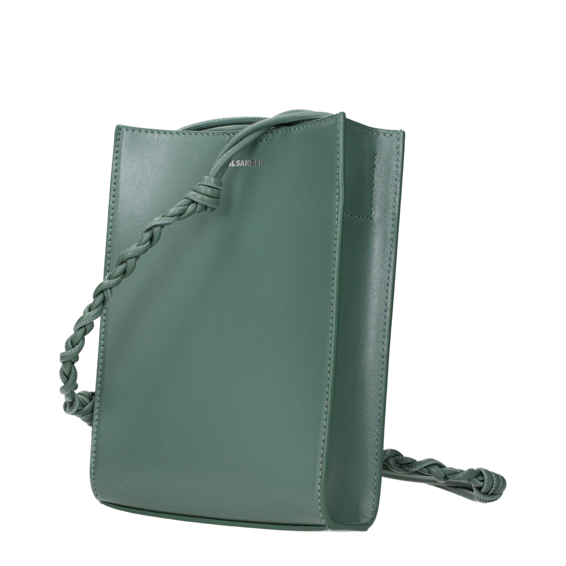 Jil Sander Crossbody Bags Women Leather Green/Sage