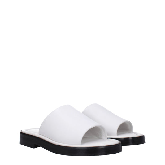 Salvatore Ferragamo Women's Sandals & Slippers in Leather White