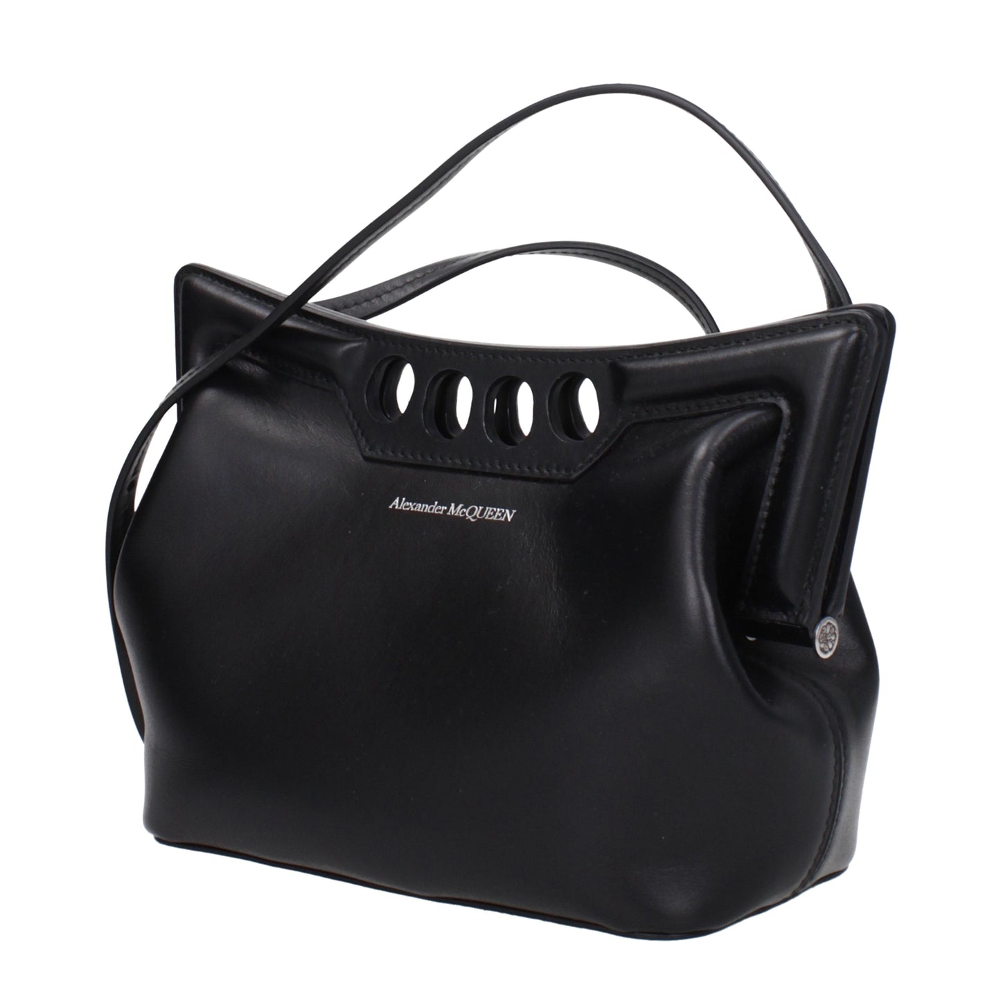 Alexander McQueen Crossbody Bags Women Leather Black