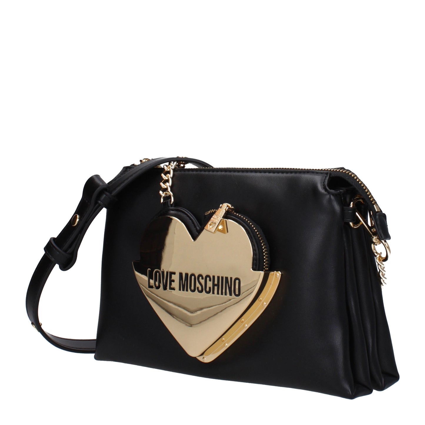 Love Moschino Clutches Women Polyurethane Black