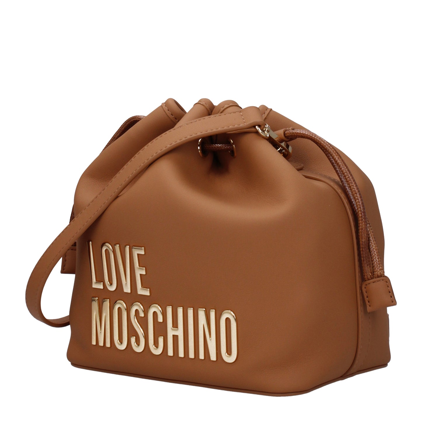 Love Moschino Crossbody Bags Women Polyurethane Brown/Camel