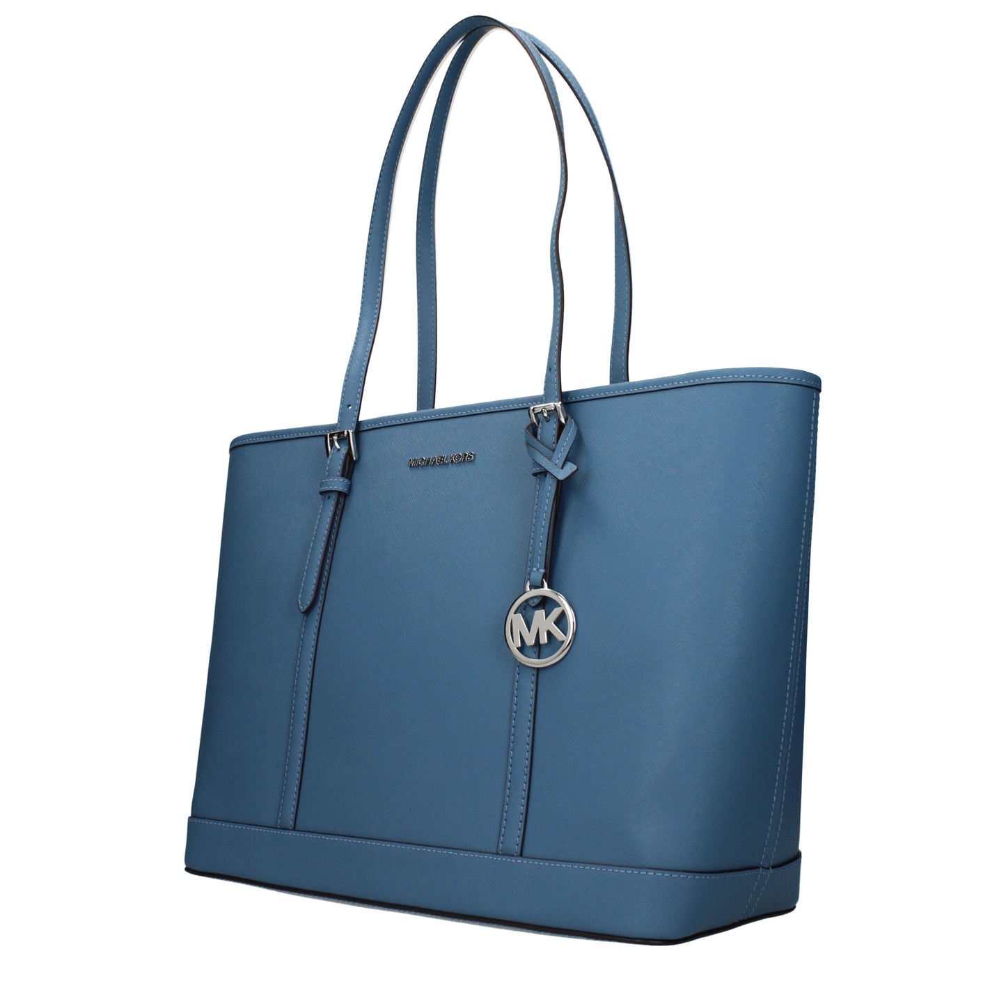 Michael Kors Shoulder Bags Women Leather Blue/Cornflower