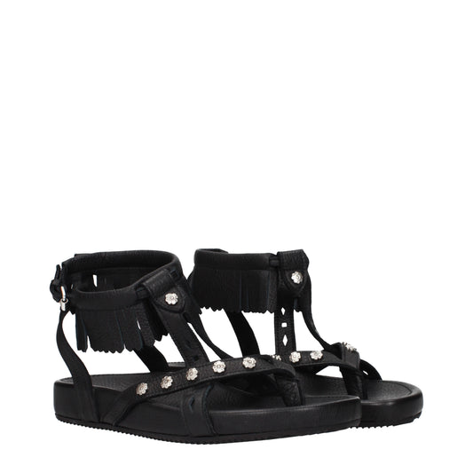 Isabel Marant Sandals Women Leather Black