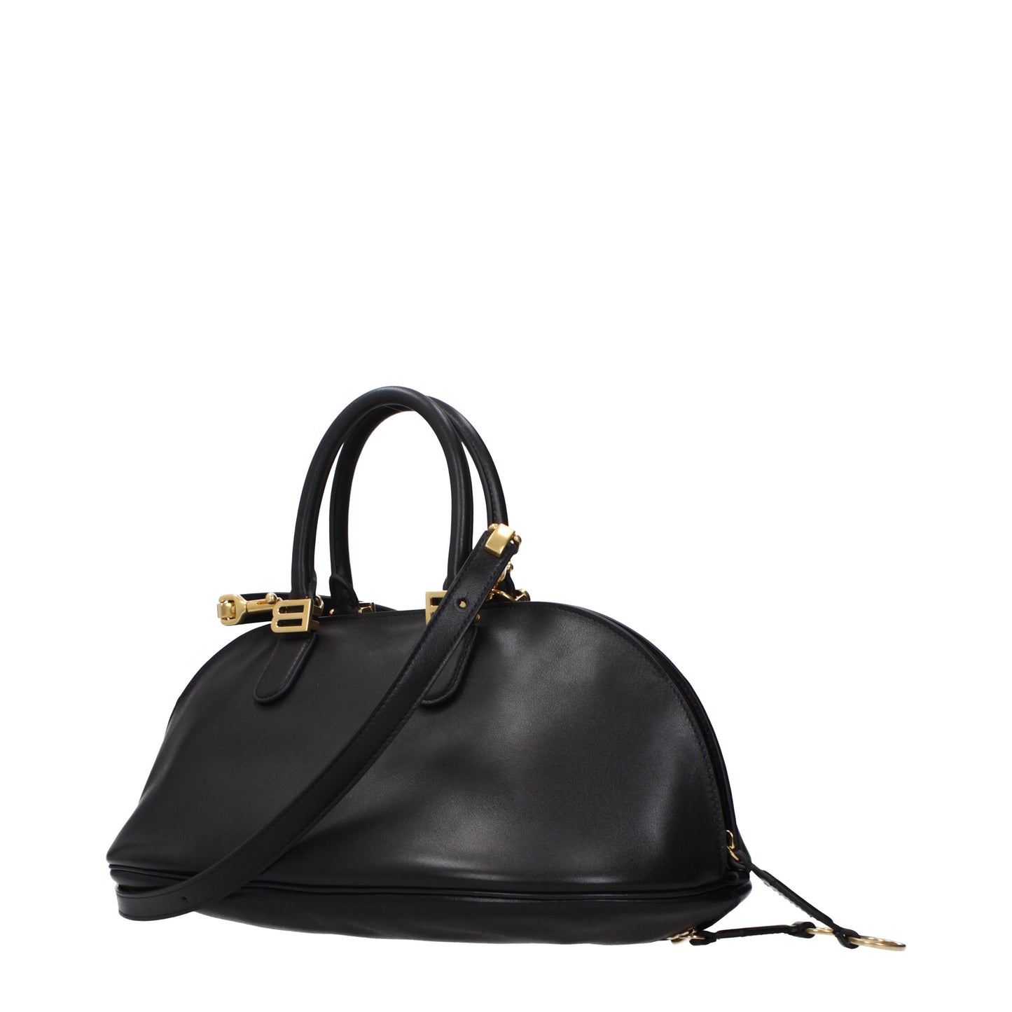 Balenciaga Handbags Women Leather Black