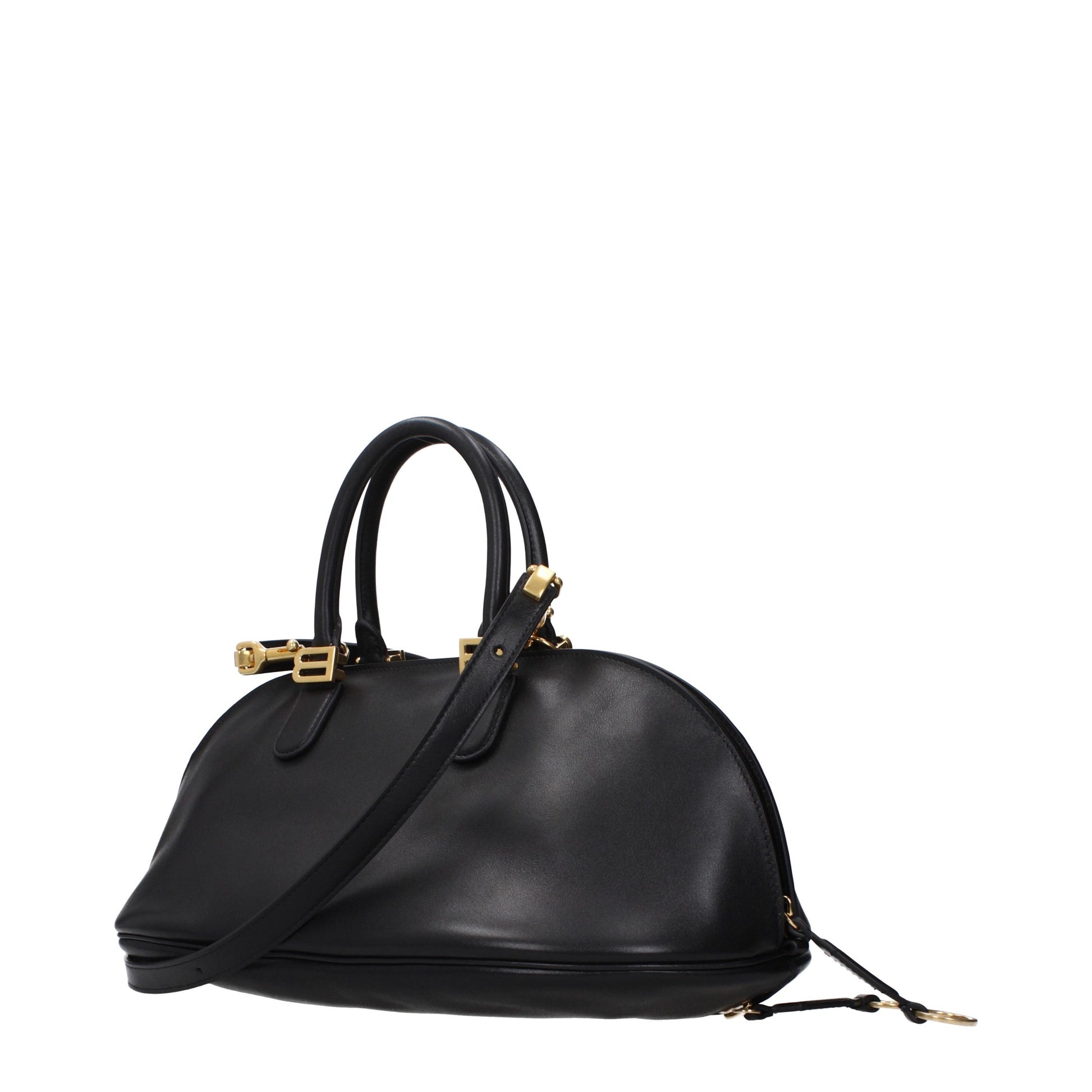 Balenciaga Handbags Women Leather Black