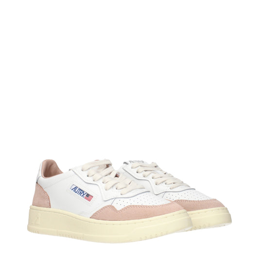 Autry Sneakers Women Leather White/Dark Phard