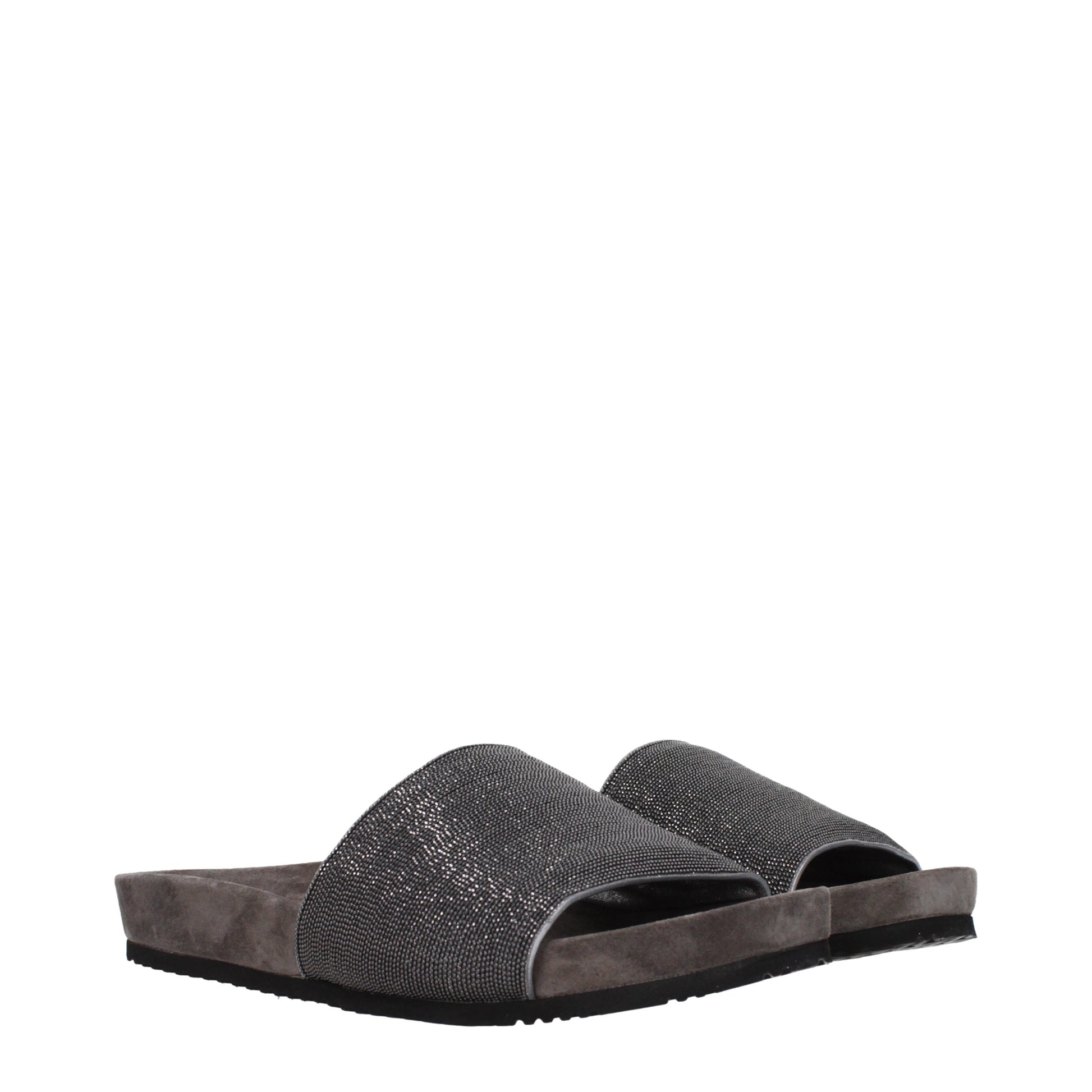Brunello Cucinelli Women's Slippers and Clogs Suede