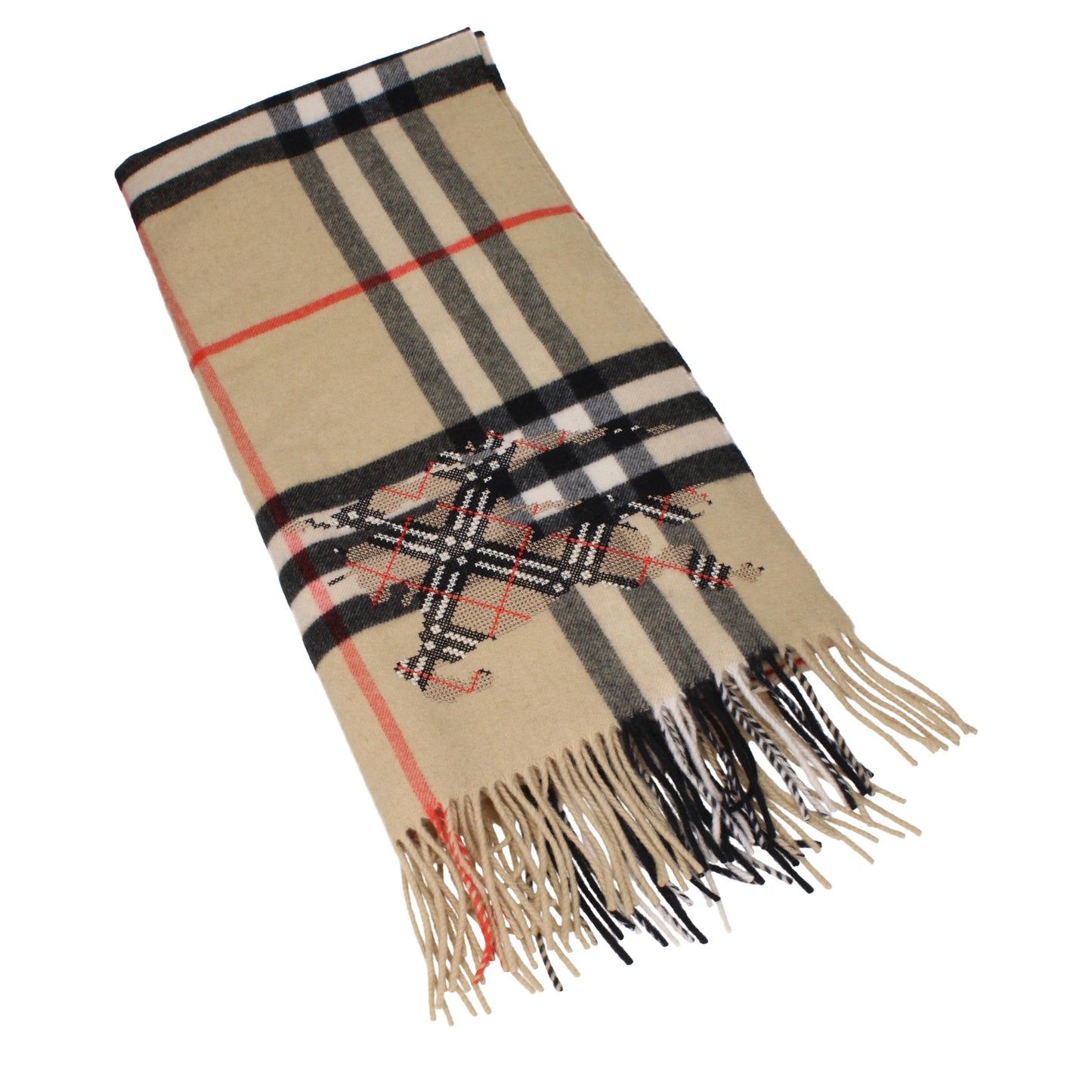 Burberry Scarves Women Cashmere Beige/Sand