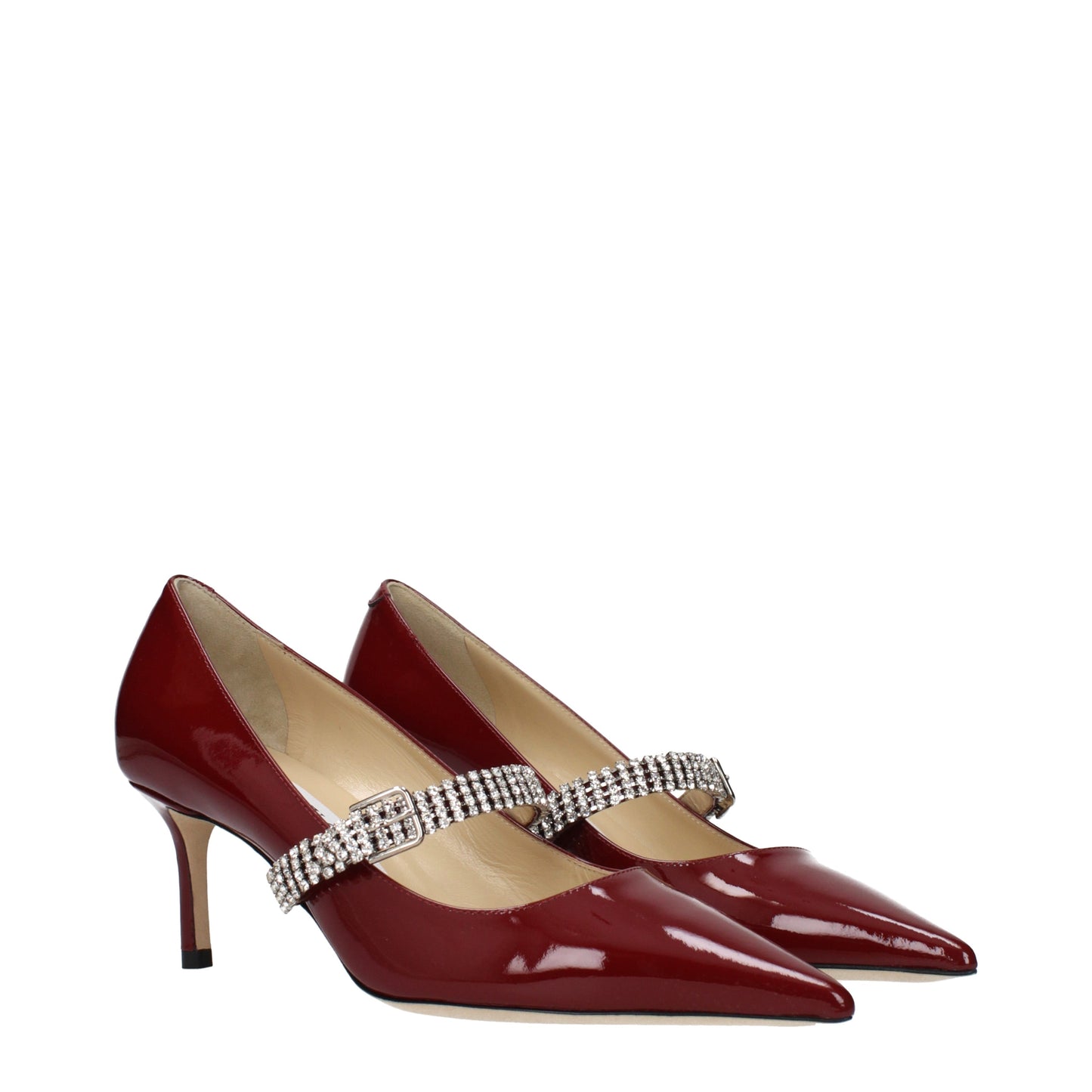 Jimmy Choo Pumps Women Patent Leather Red/Cherry