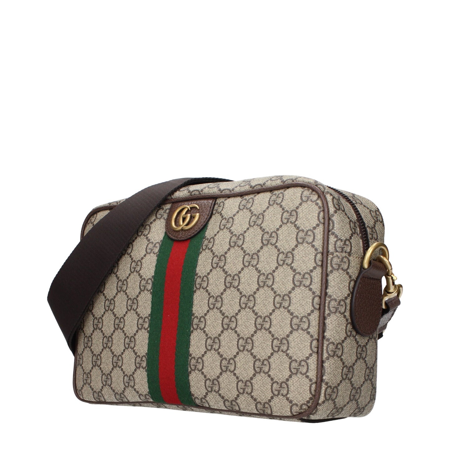 Gucci Crossbody Bags Men Fabric  Beige/Brown