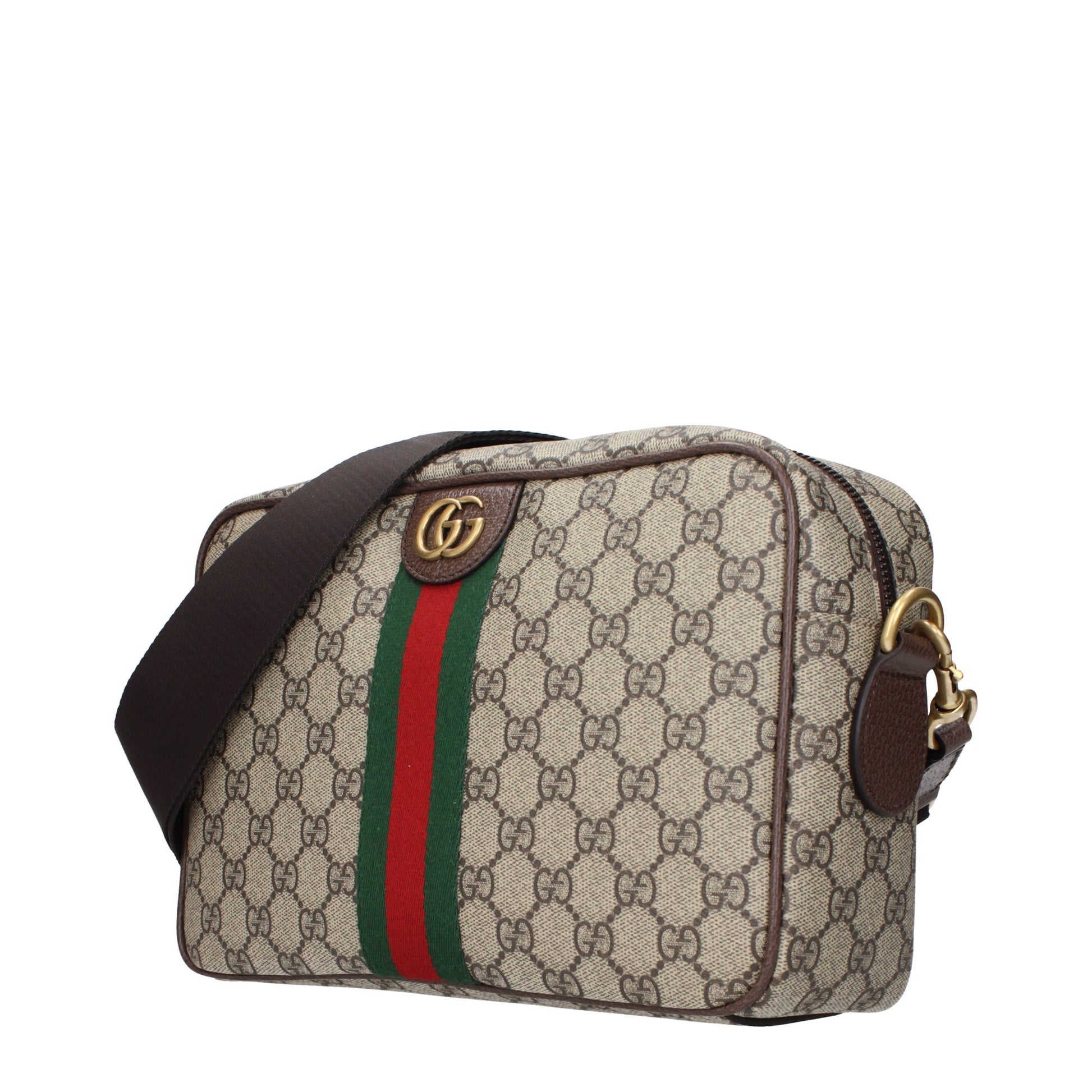 Gucci Crossbody Bags Men Fabric  Beige/Brown