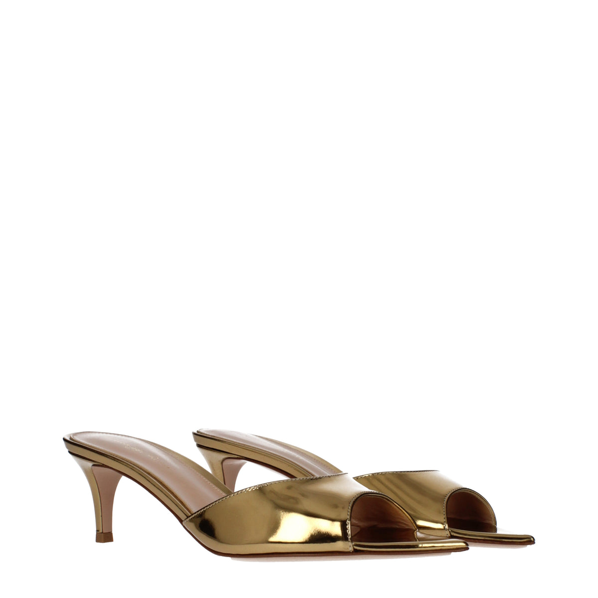Gianvito Rossi Sandals Women Leather Gold