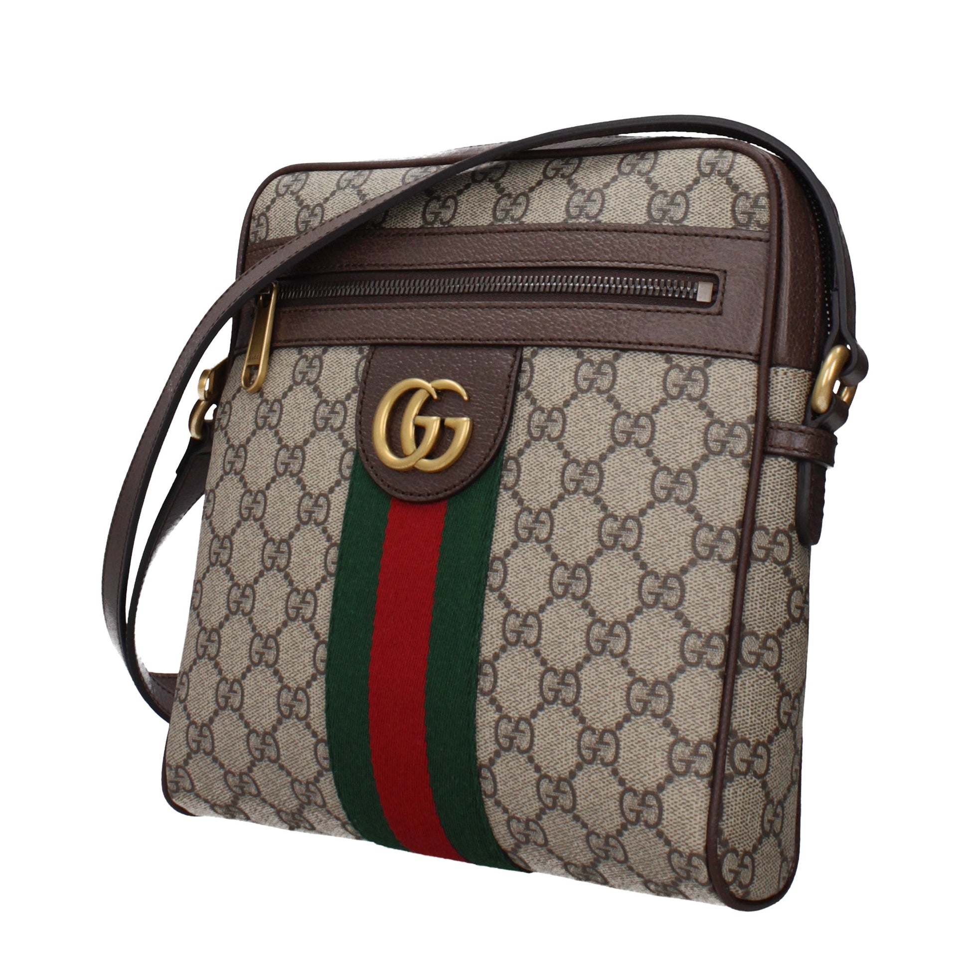 Gucci Crossbody Bags Men Fabric  Beige/Ebony