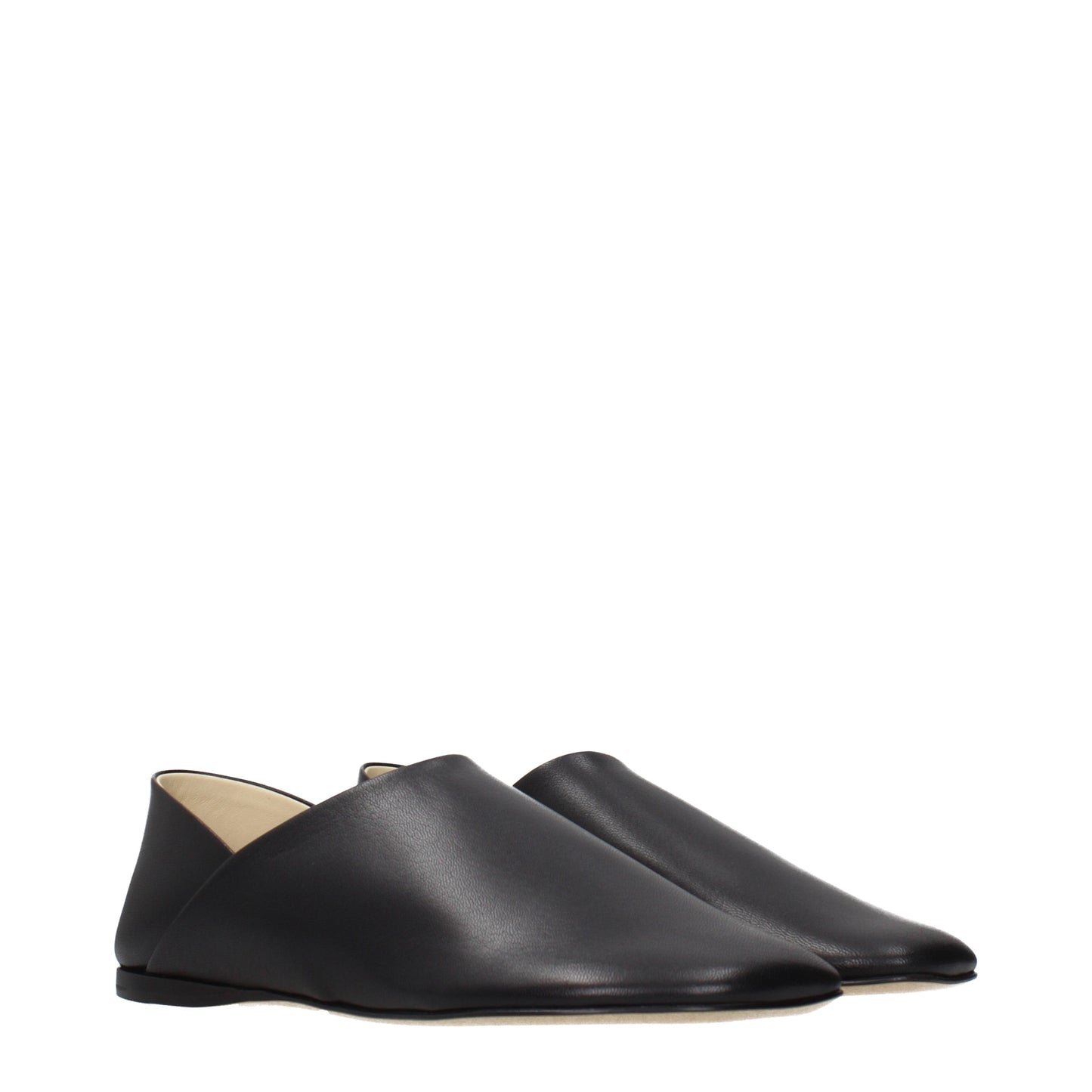 Loewe Ballet Flats Women Leather Black