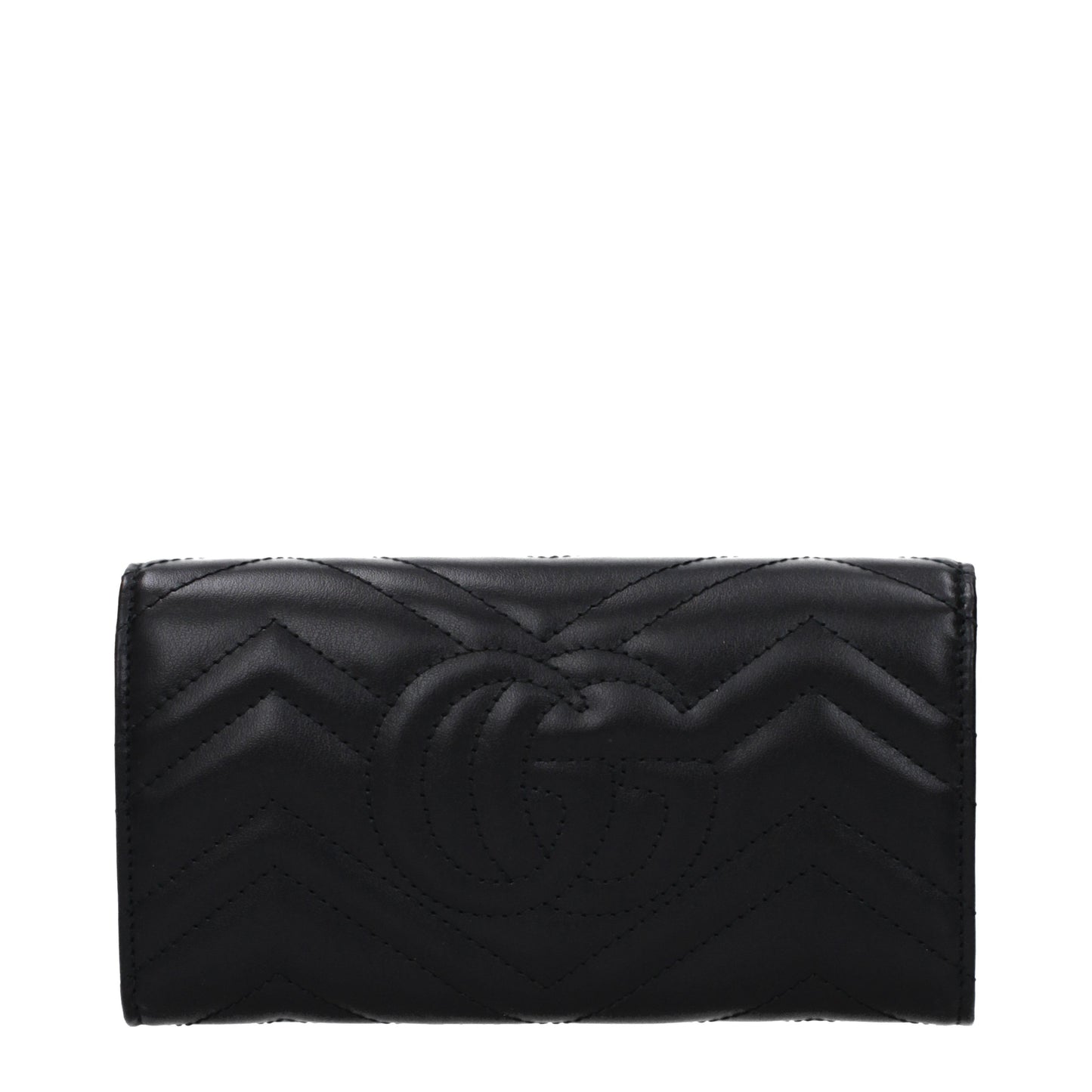 Gucci Wallets Women Leather Black