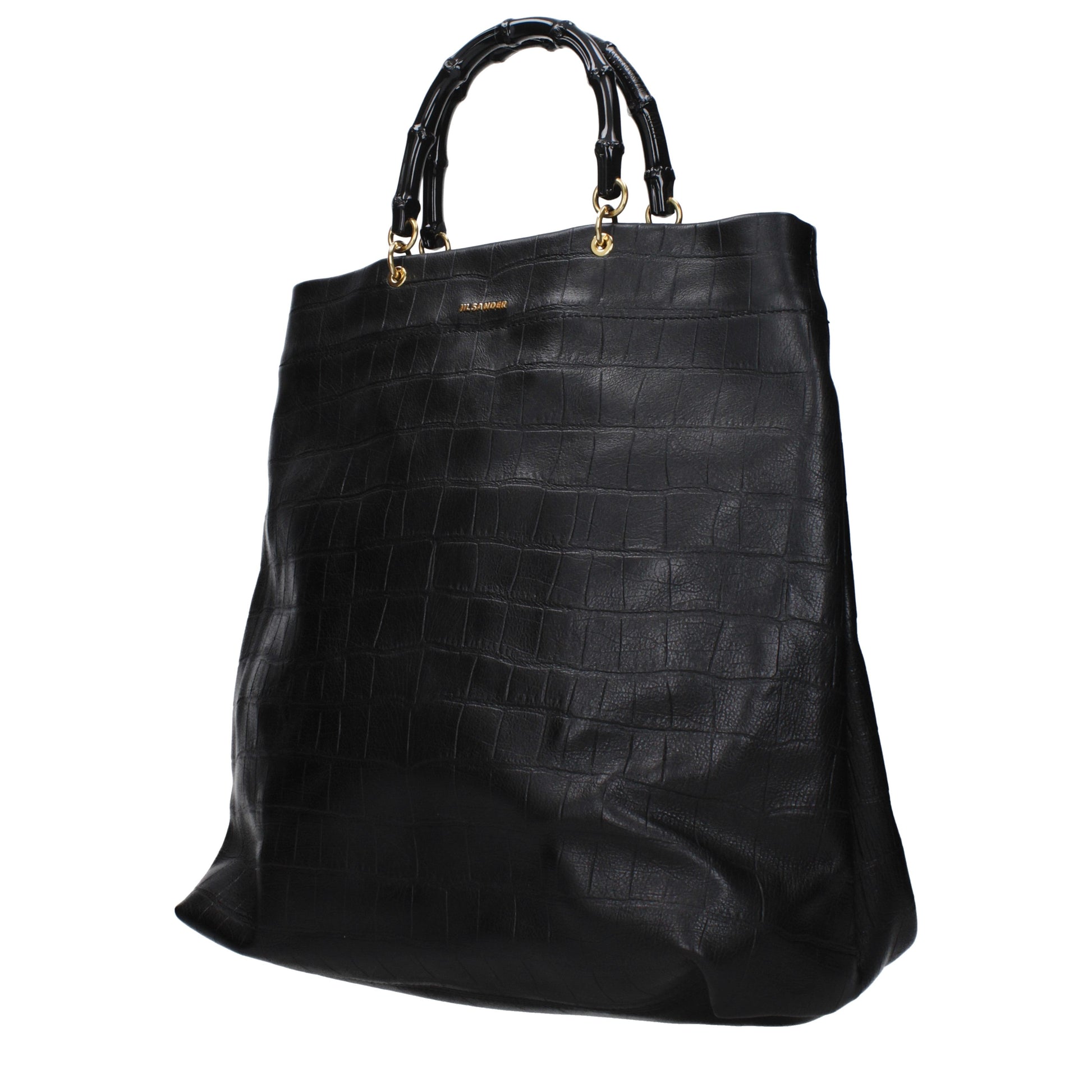 Jil Sander Handbags Women Leather Black