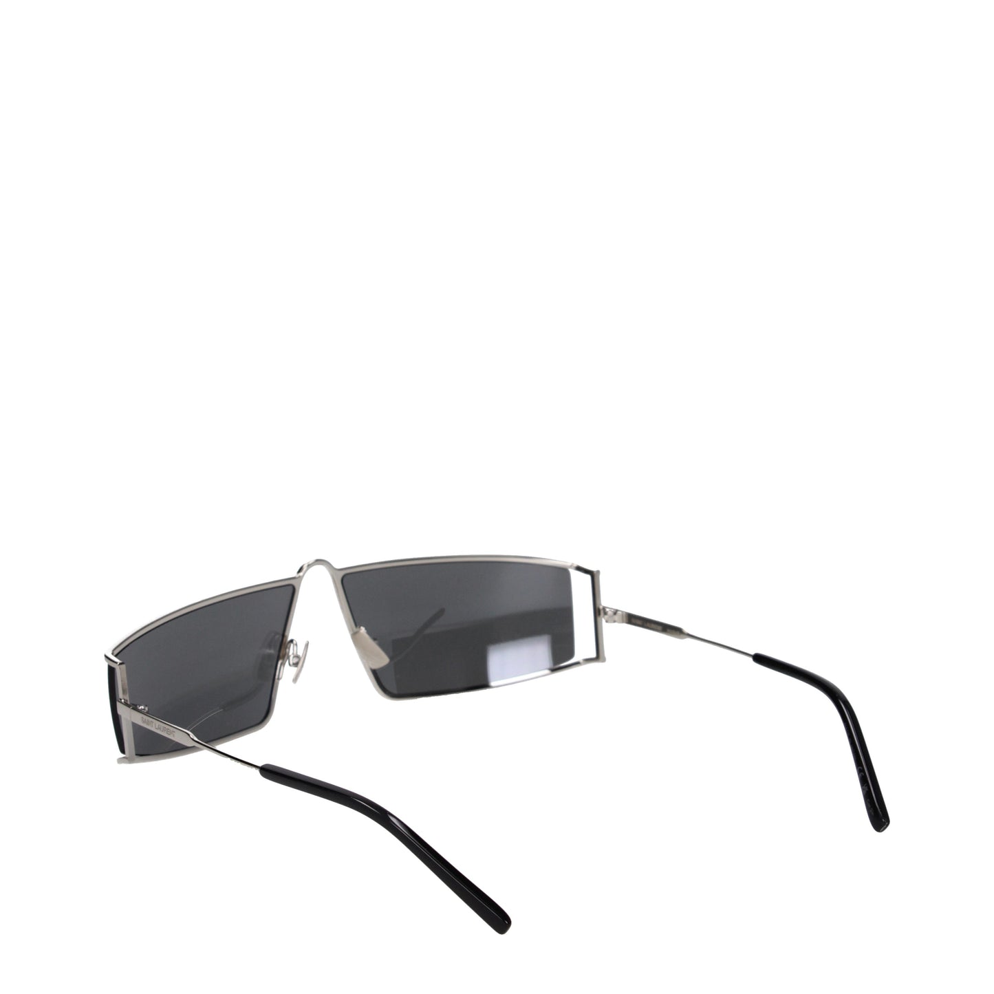 Saint Laurent Sunglasses Men Metal Silver