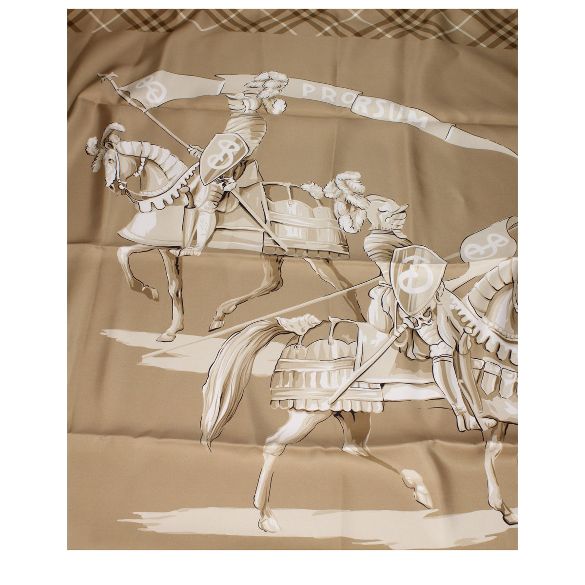Burberry Foulards Women Silk Beige