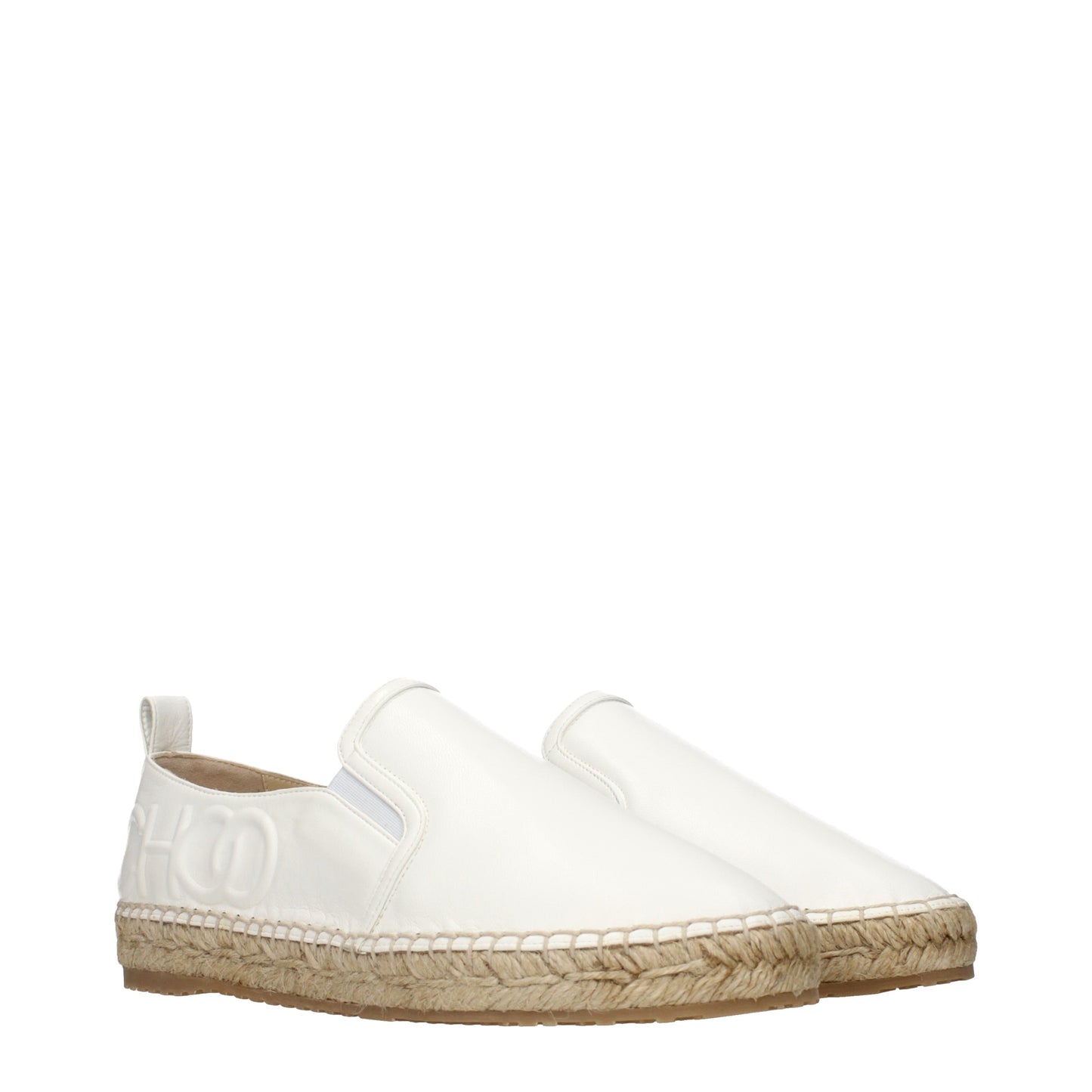 Jimmy Choo Espadrilles Women Leather White/Milk