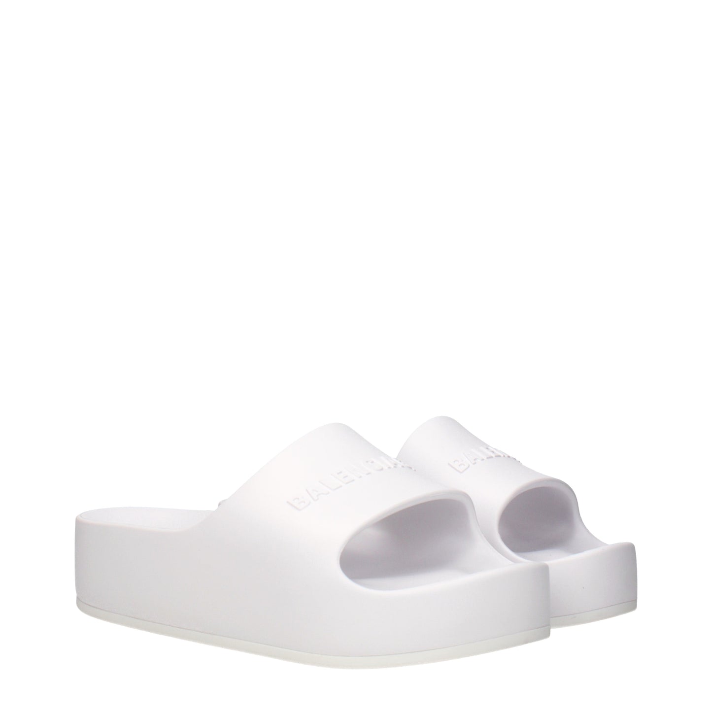 Balenciaga Slippers and Clogs Women Rubber White