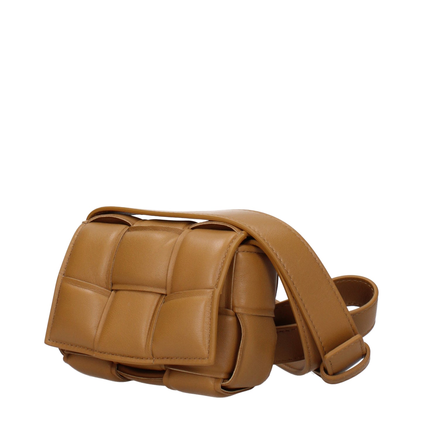 Bottega Veneta Crossbody Bags Women Leather Brown/Camel