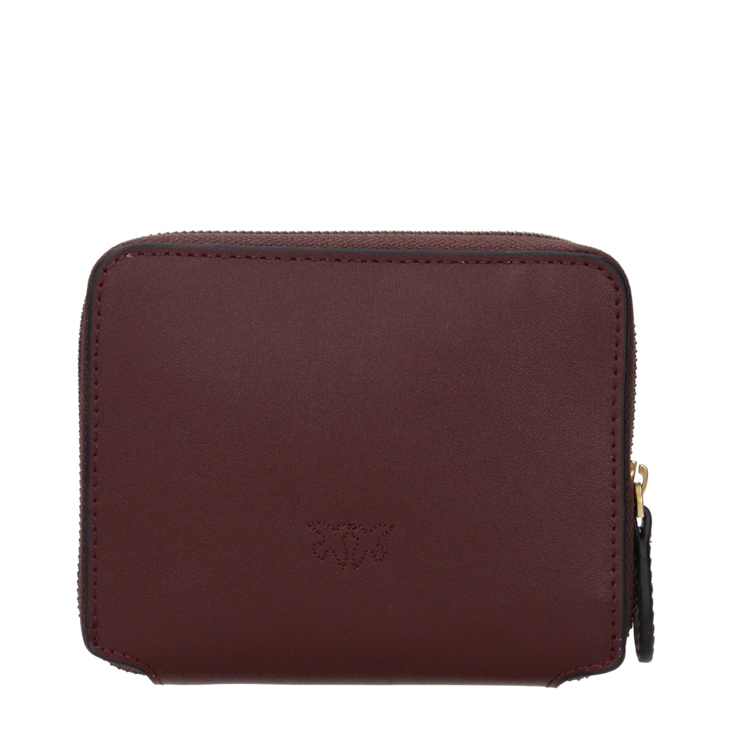 Pinko Wallets Women Leather Red/Burgundy