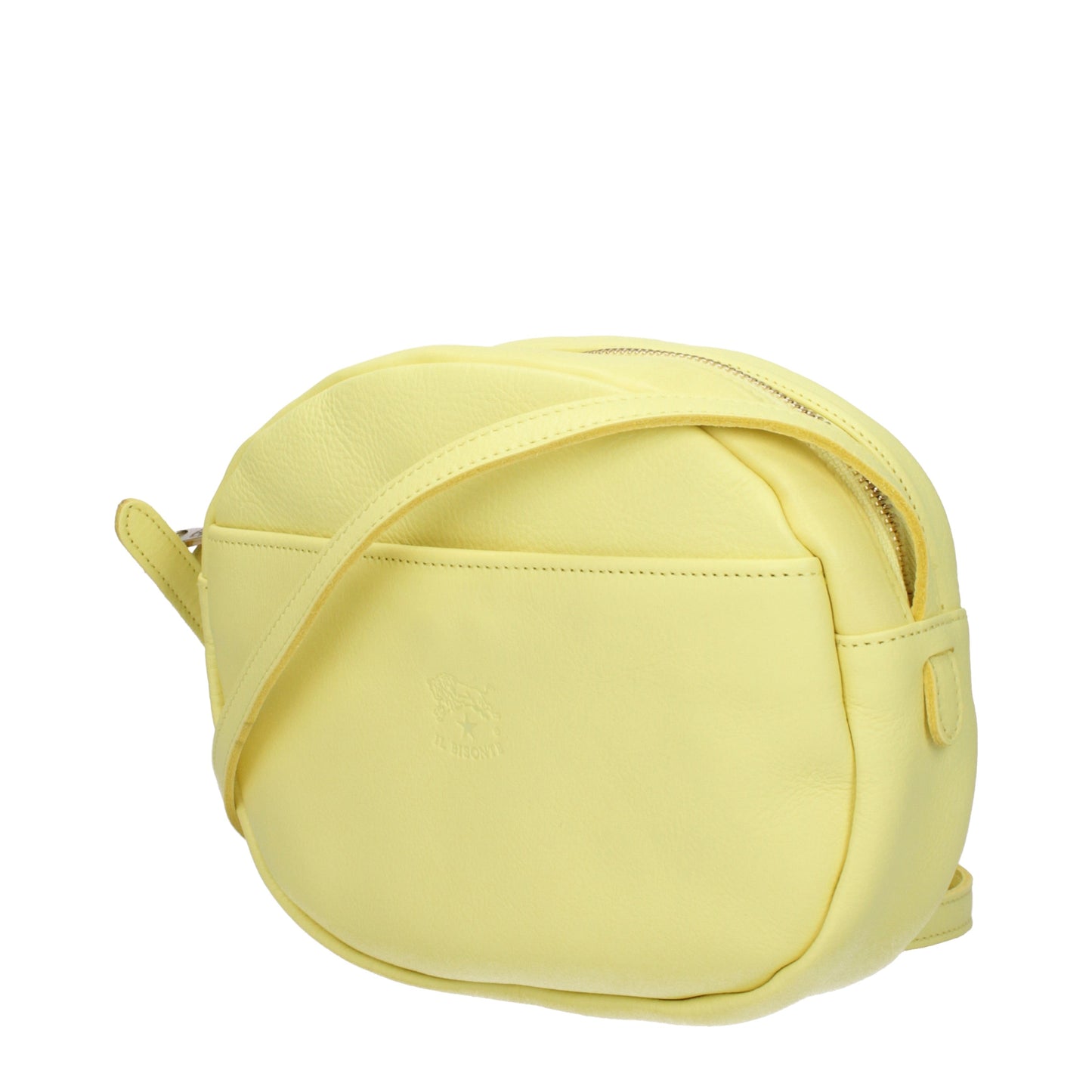 Il Bisonte Crossbody Bags Women Leather Yellow/Pastel Yellow