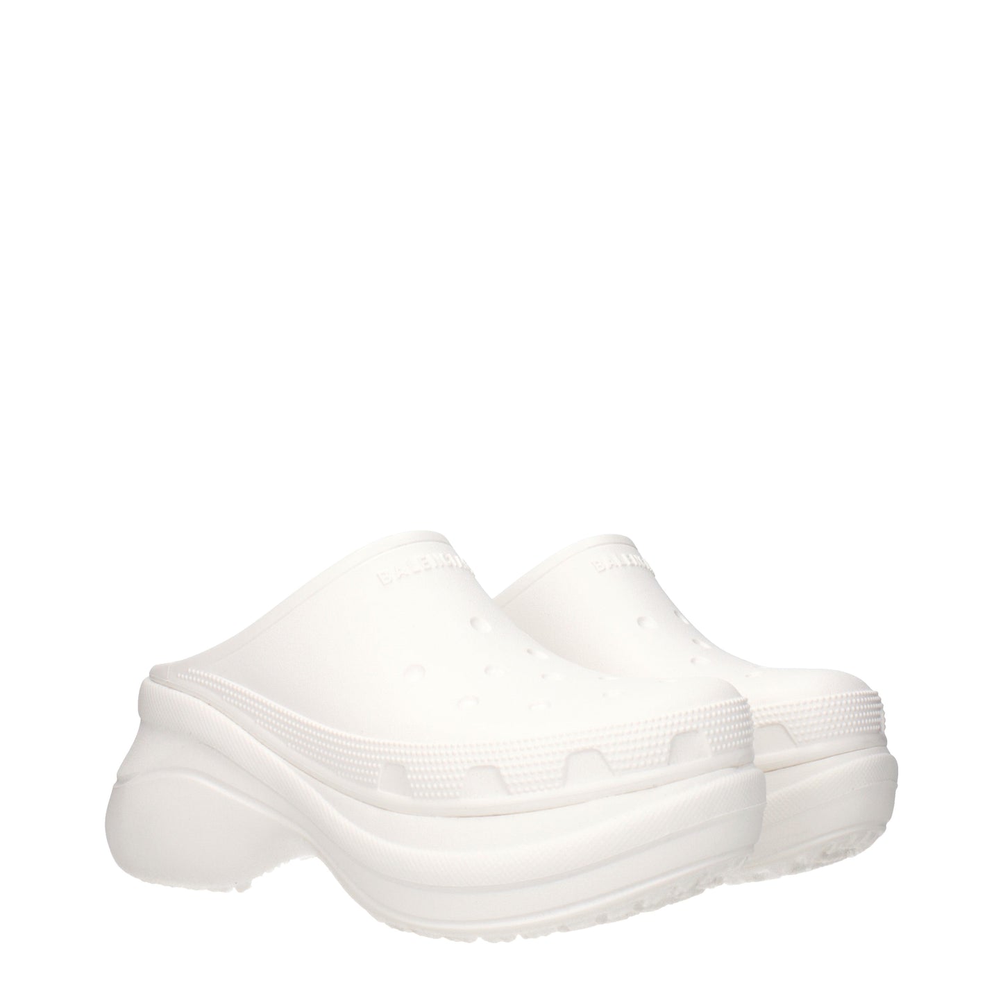 Balenciaga Slippers and Clogs Women Rubber White
