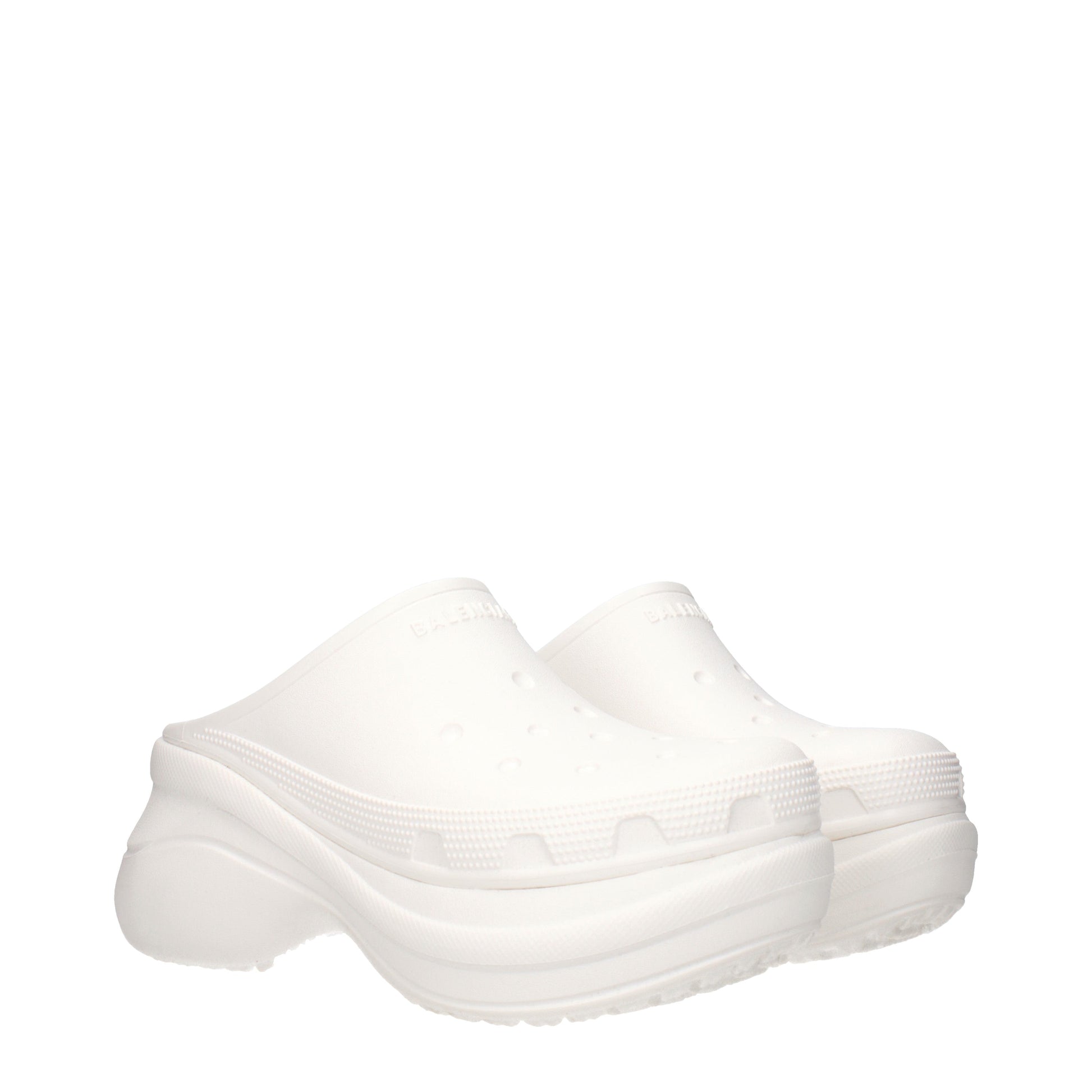 Balenciaga Slippers and Clogs Women Rubber White