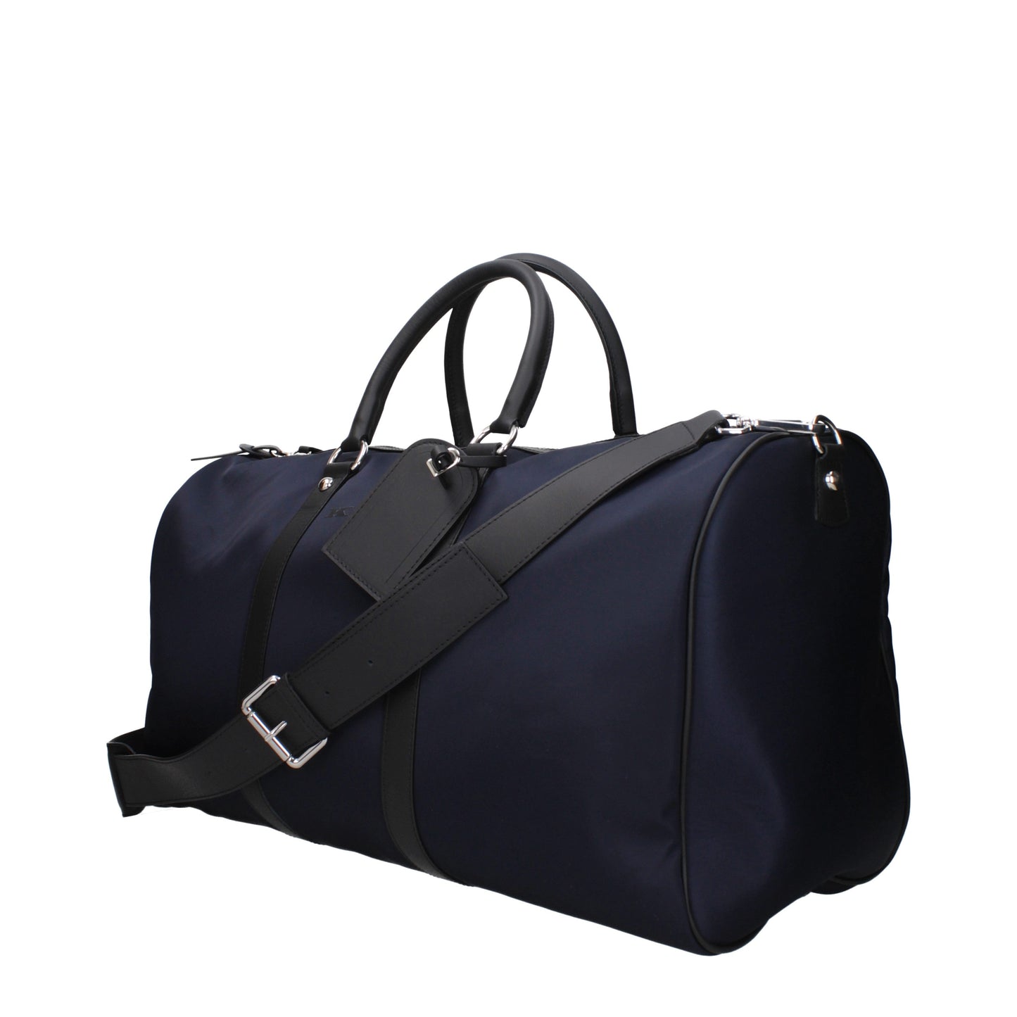 Kiton Travel Bags Men Nylon Blue/Black