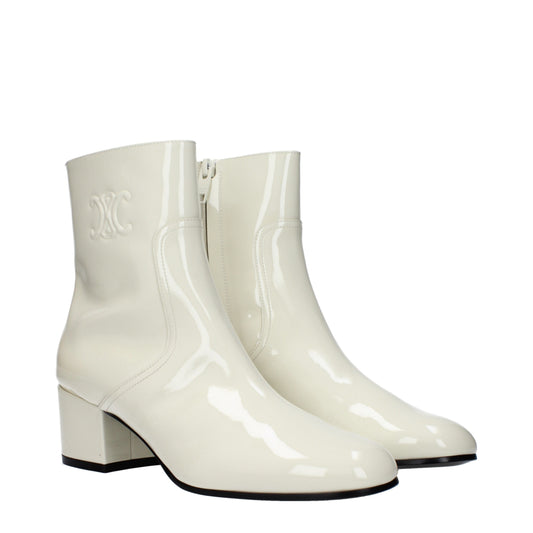 Celine Women's Ankle Boots Patent Leather