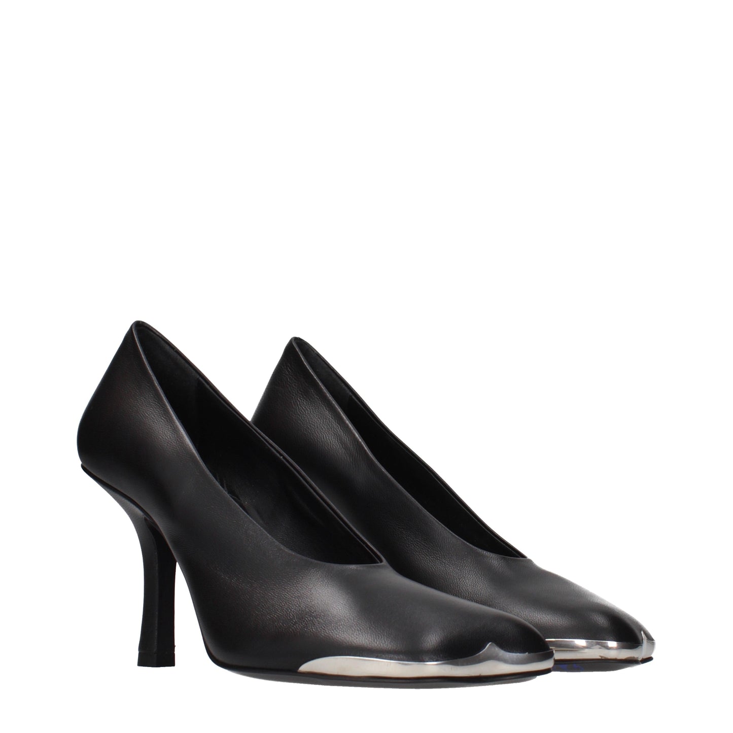 Burberry Pumps Women Leather Black