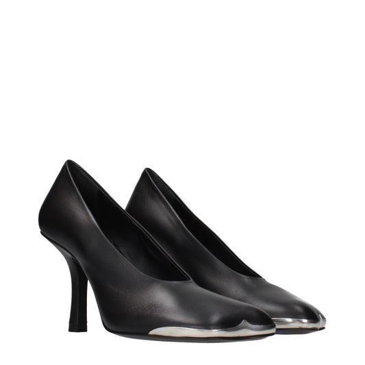 Burberry Pumps Women Leather Black