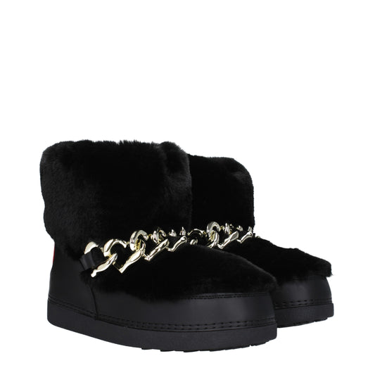 Love Moschino Women's Boots in Polyester Black