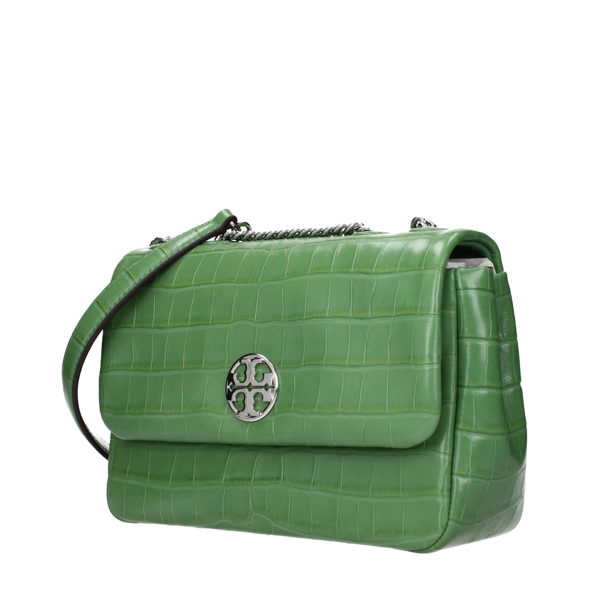 Tory Burch Shoulder Bags Women Leather Green/Palm