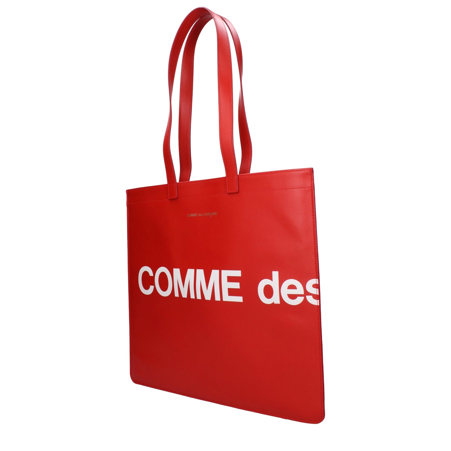 Comme des Garçon Shoulder Bags Men Leather Red