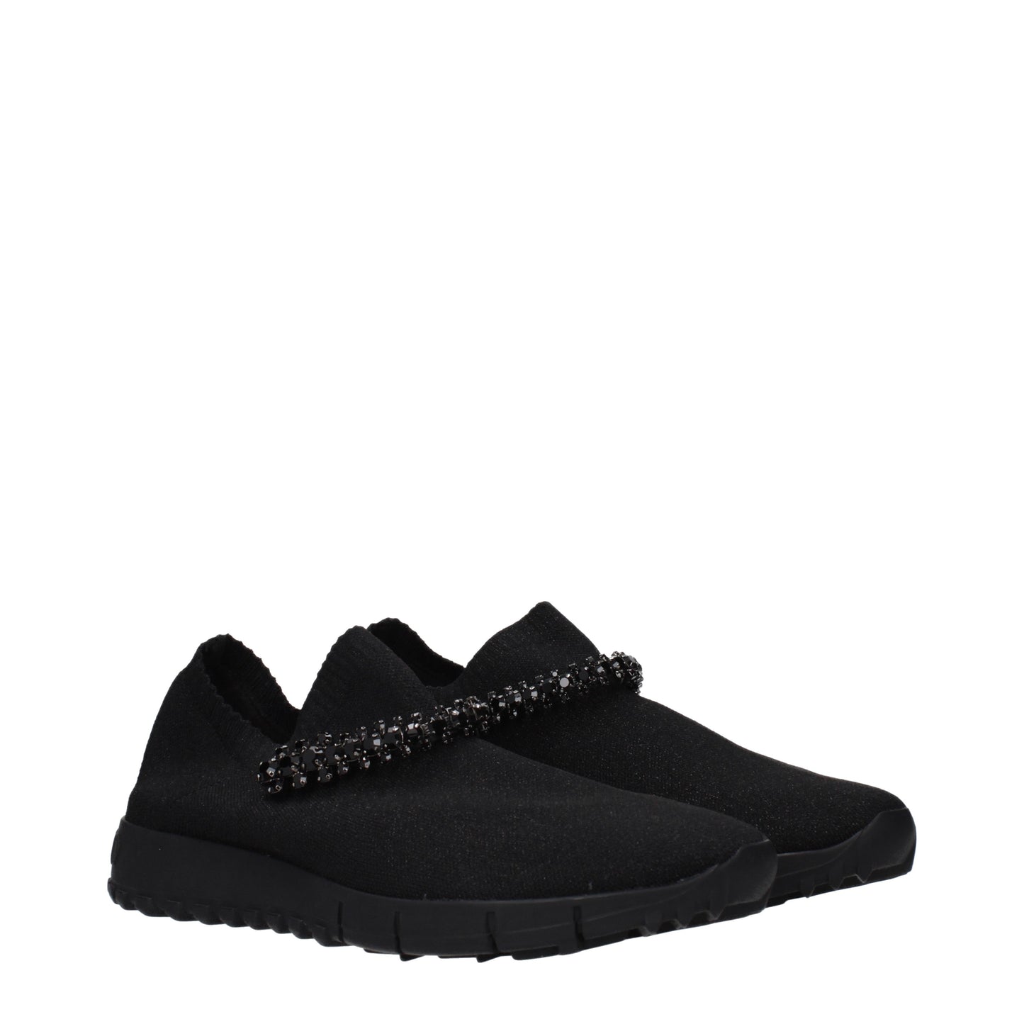 Jimmy Choo Slip on Women Fabric  Black
