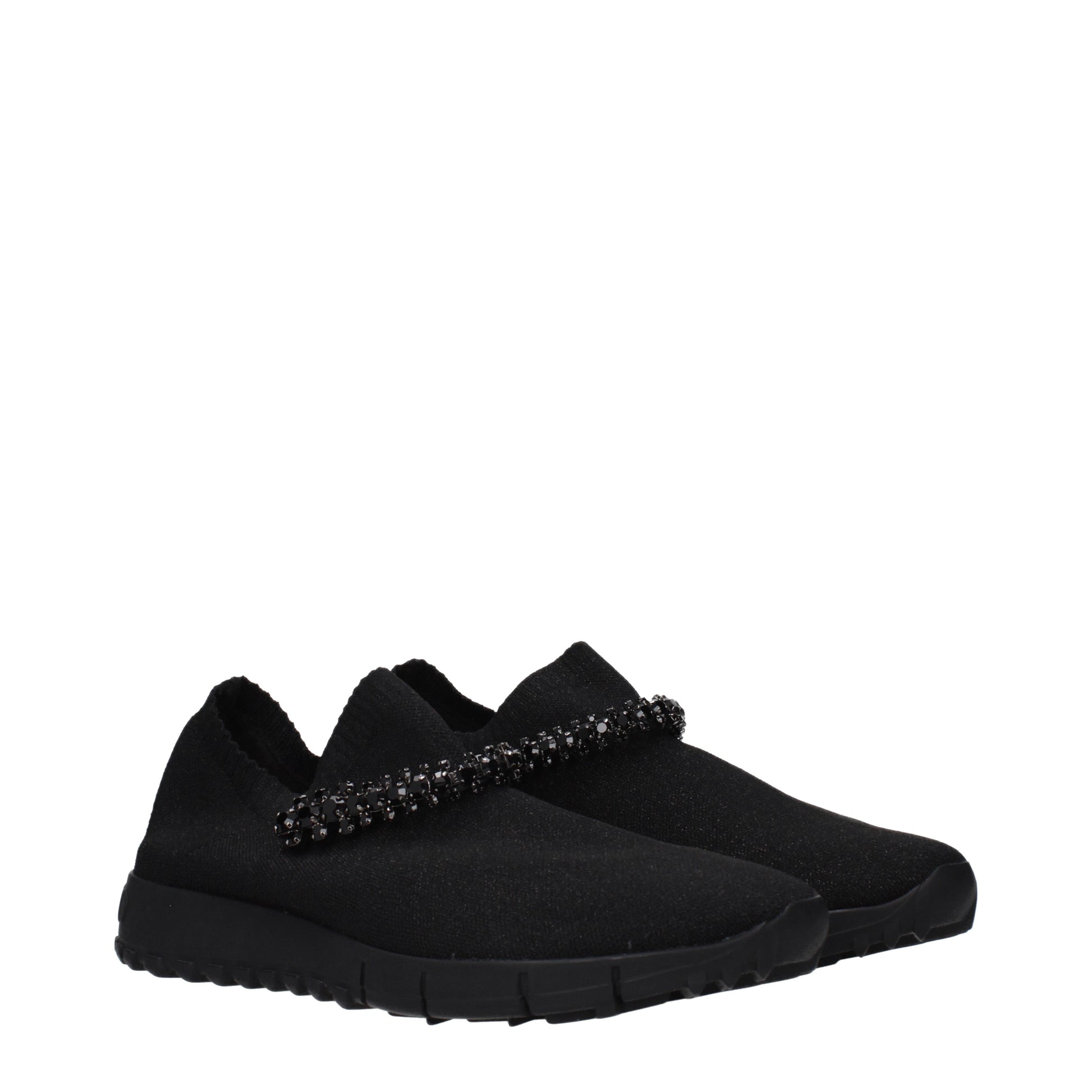 Jimmy Choo Slip on Women Fabric  Black