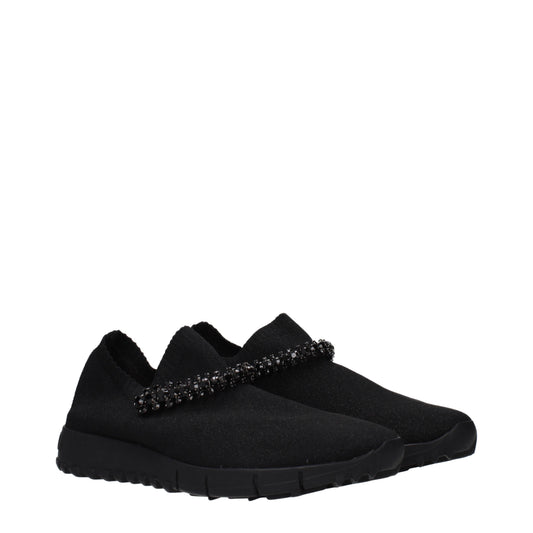 Jimmy Choo Slip on Women Fabric  Black