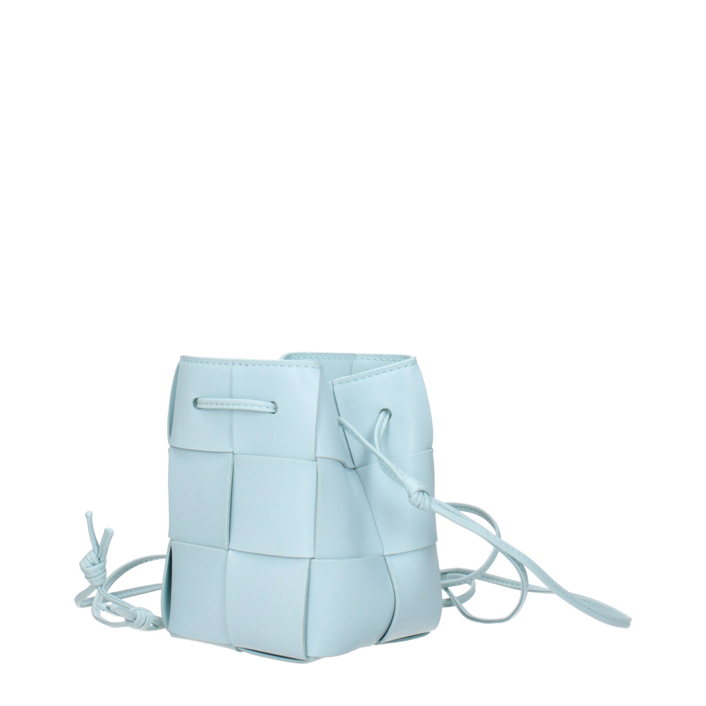 Bottega Veneta Crossbody Bags Women Leather Heavenly/Teal Washed