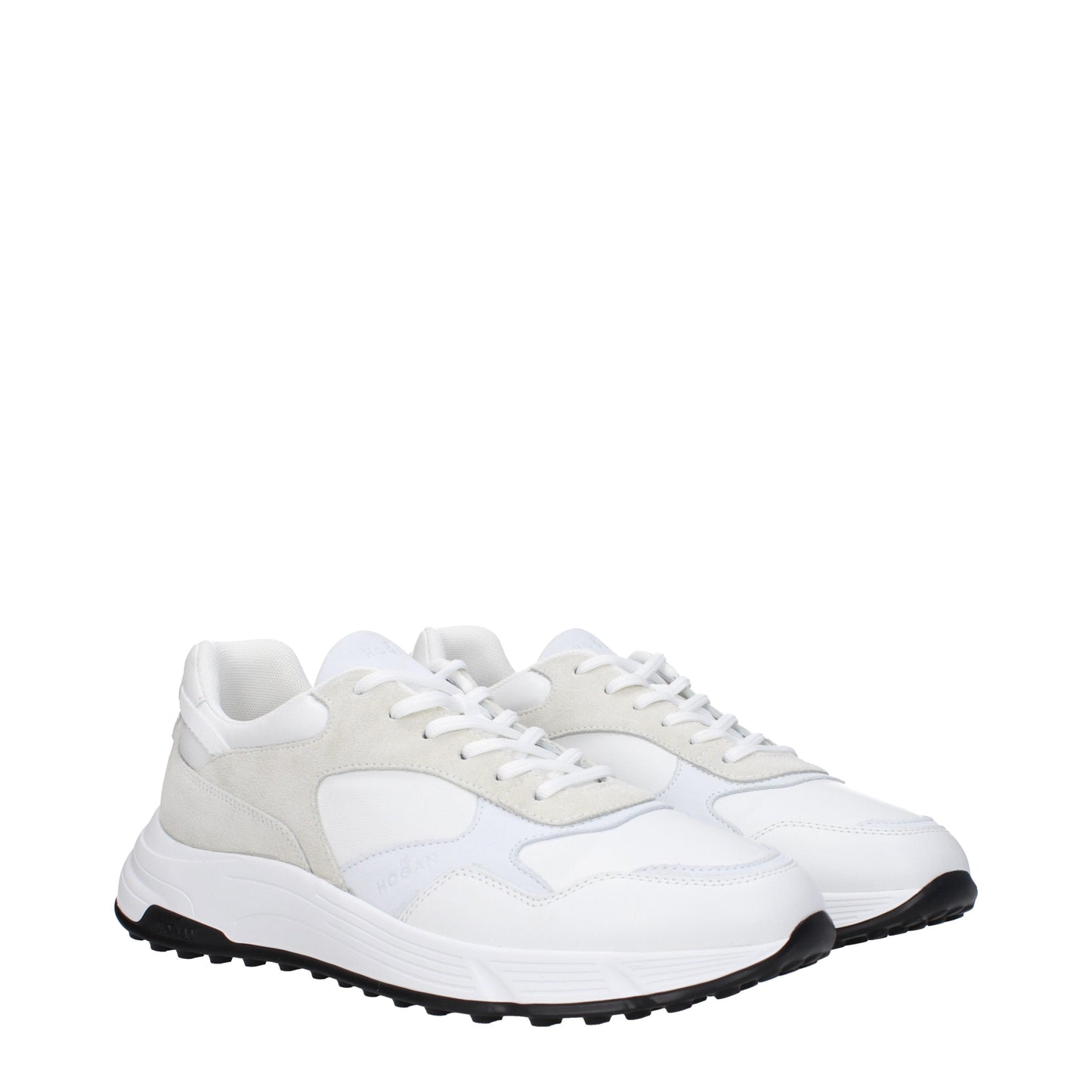 Hogan Men's Sneakers in Leather White/Beige