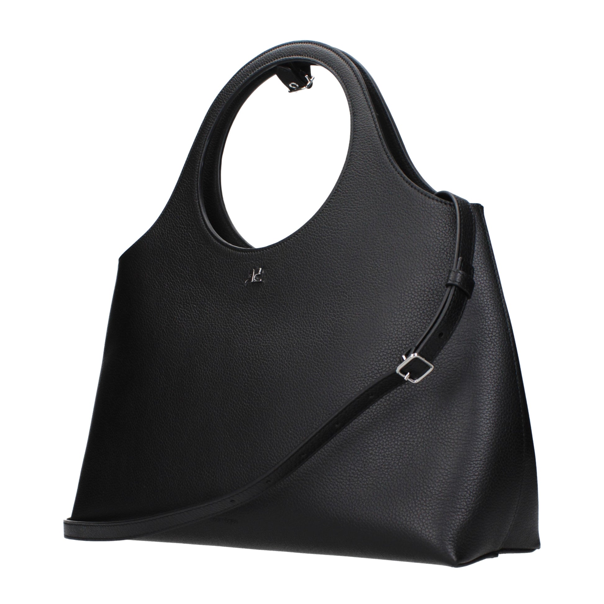 Courrèges Handbags Women Leather Black