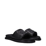 Christian Dior Slippers and Clogs Men Leather Black