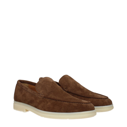 Church's Men's Loafers in Suede Brown/Burnt