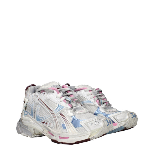 Balenciaga Sneakers Women Fabric  Gray/Burgundy