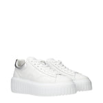 Hogan Sneakers Women Leather White/Silver
