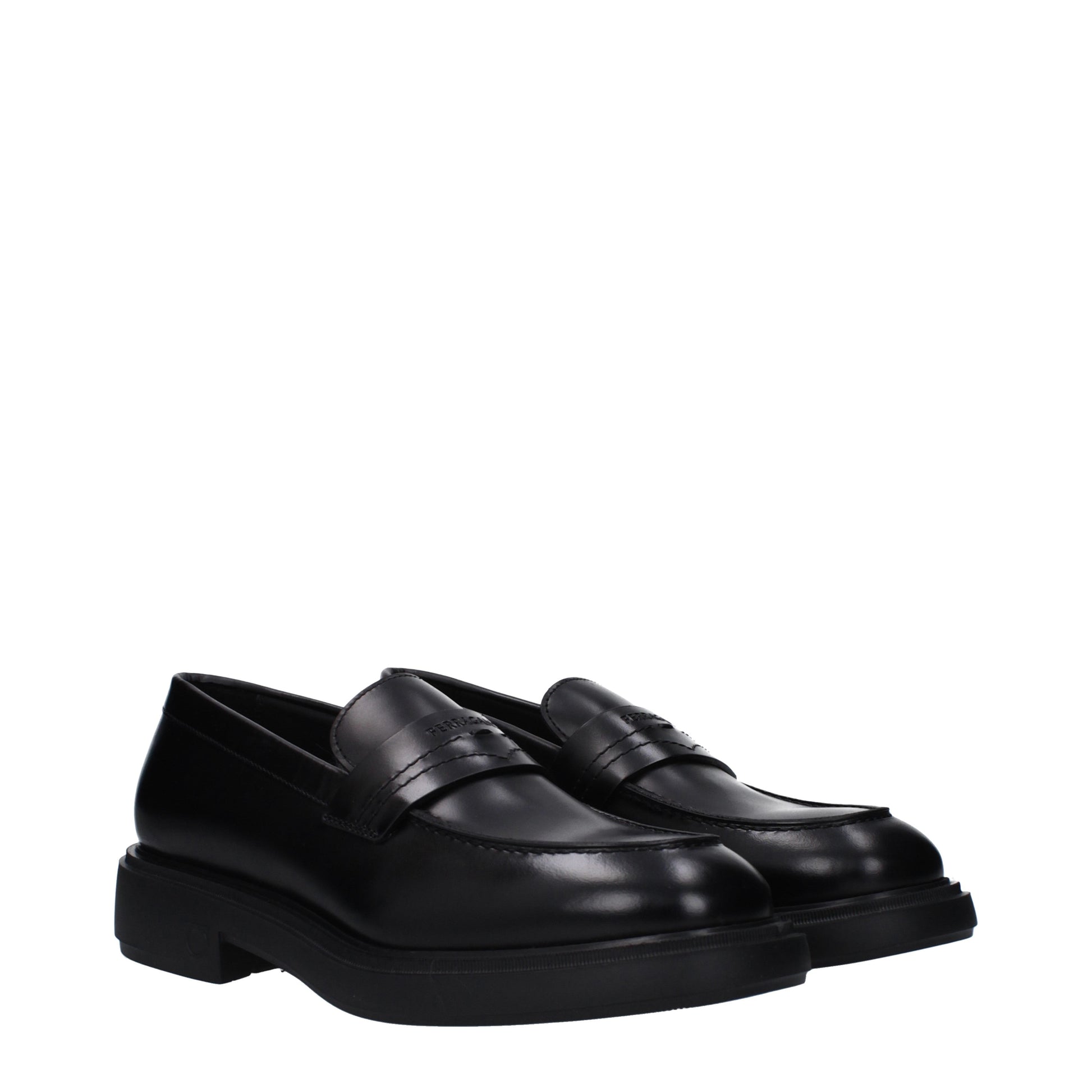 Salvatore Ferragamo Men's Loafers Leather