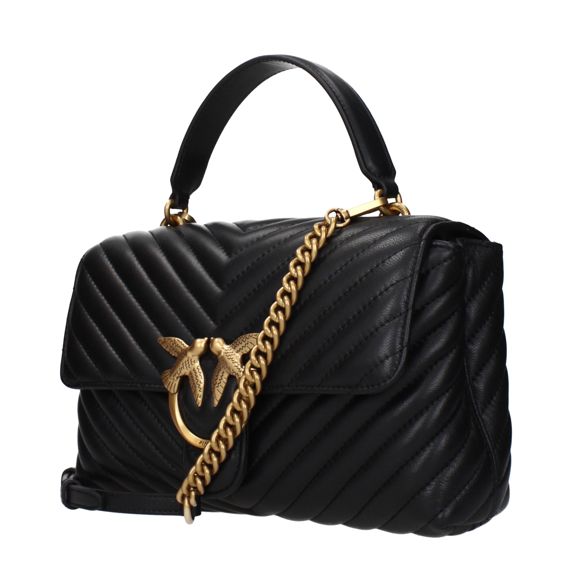 Pinko Handbags Women Leather Black